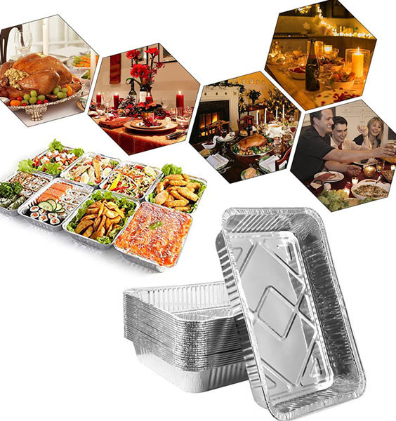 Aluminum Foil Pans 21x13 Full Size Steam Pans Aluminium Foil Platters