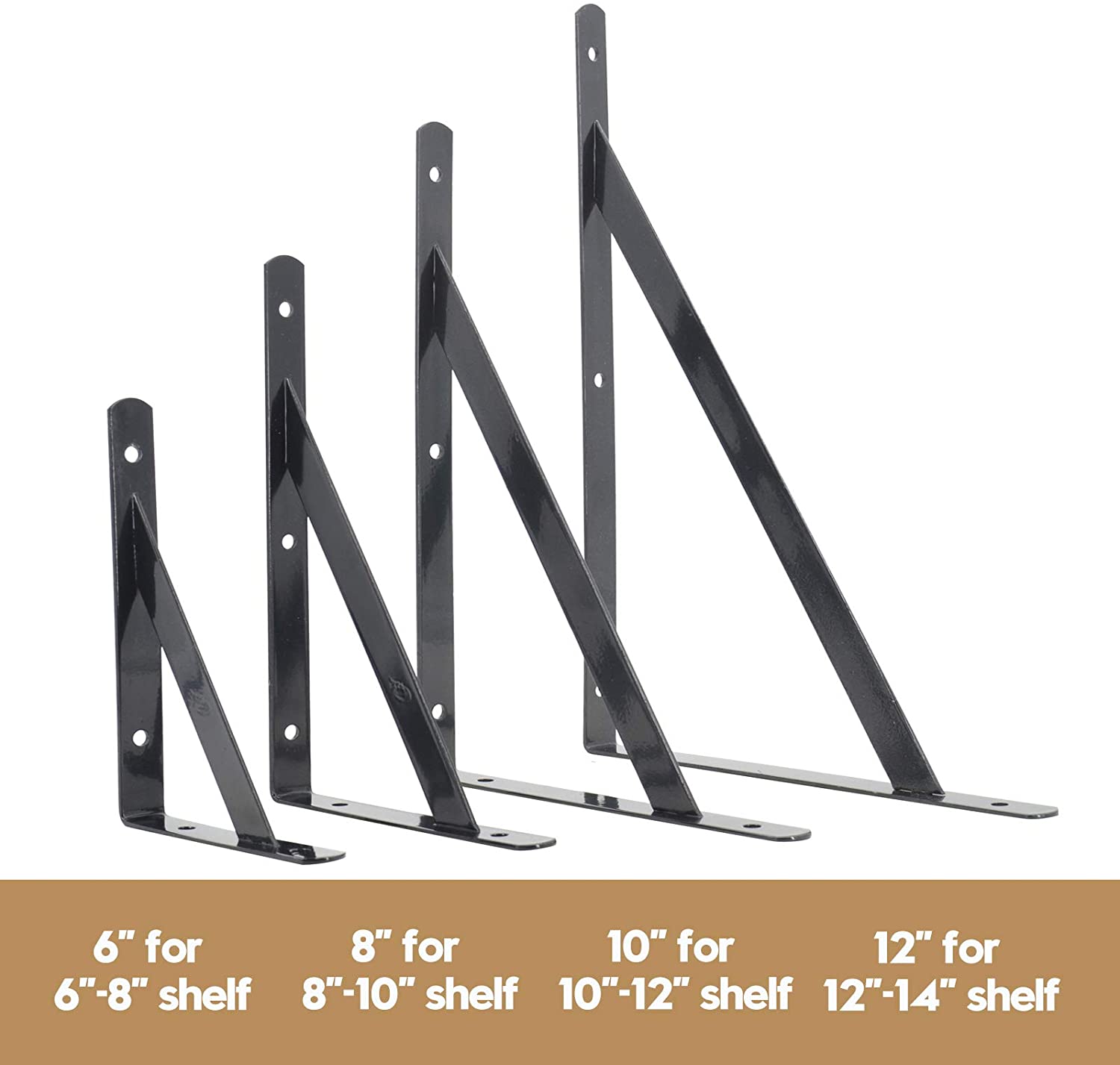 Stainless Steel 90 Degree Wall Mounted Floating Shelves Bracket for Decorative Shelf