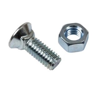 Quality Zinc Plated Full Thread UNC SAE J429 Grade 8 Plow Bolts Galvanized wholesale