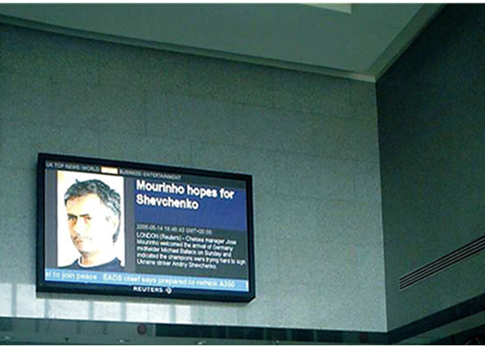 P4 Indoor Fixed LED Display 62500 dot/㎡ Density , Full Color Led Wall