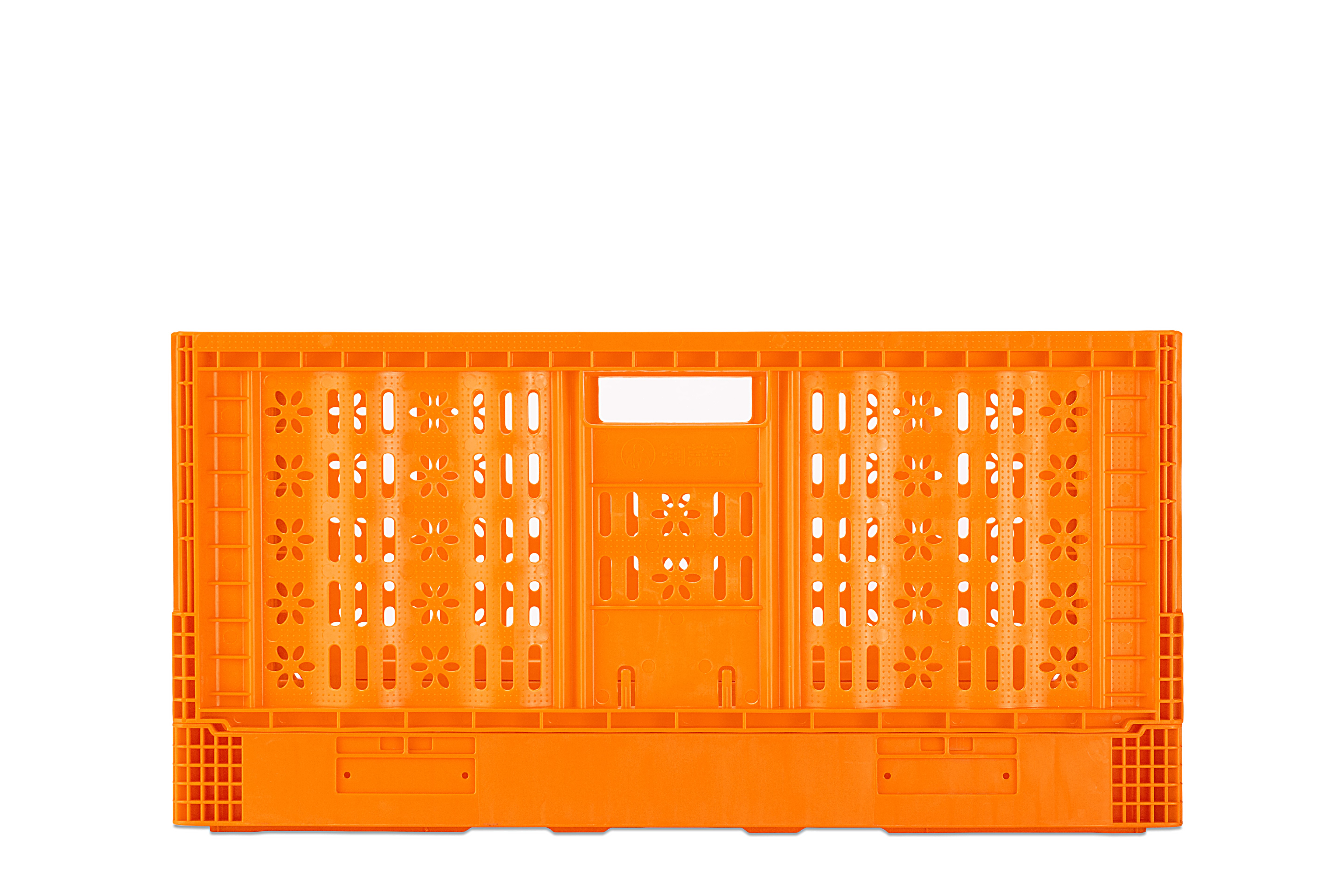 600x400x300mm Customized Color Plastic Folding Mesh Crate for Vegetable and Fruit Storage