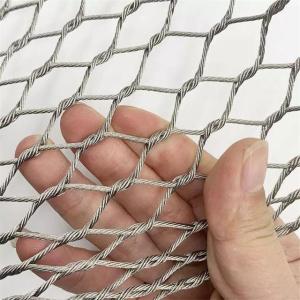 Quality Stainless Steel Knotted Outdoor Aviary Netting Poultry Netting Zoo Animal Rope Mesh wholesale