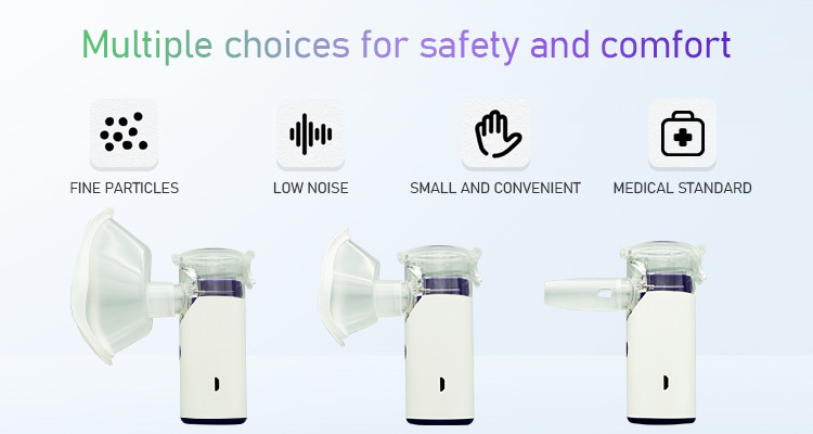 Health Care Portable Mesh Nebuliser Battery Powered Wearproof Hand Held Neb