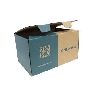 Quality Custom logo color printing corrugated box packaging performance is stable and foldable wholesale