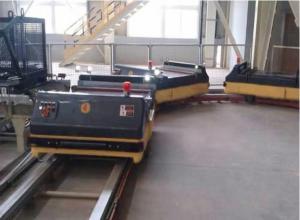 Quality Curved Track Rail Guided Vehicle Customized RGV Shuttle Rail Car wholesale