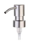 ISO Certified Disposable 28/410 Stainless Steel Silver Lotion Pump for Liquid