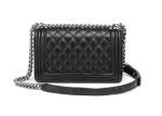 Quilted Chain Crossbody Shoulder Bag / Genuine Leather Sheepskin Bag For Women