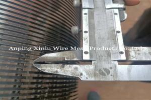 Quality 3.2x6mm Continuous Slot Vee Wire Wrapped Screen Pipe For Deep Well Drilling wholesale