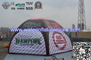 Quality Portable Fire Retardant Inflatable Dome Tent With 4 Legs , CE / UL Blower wholesale