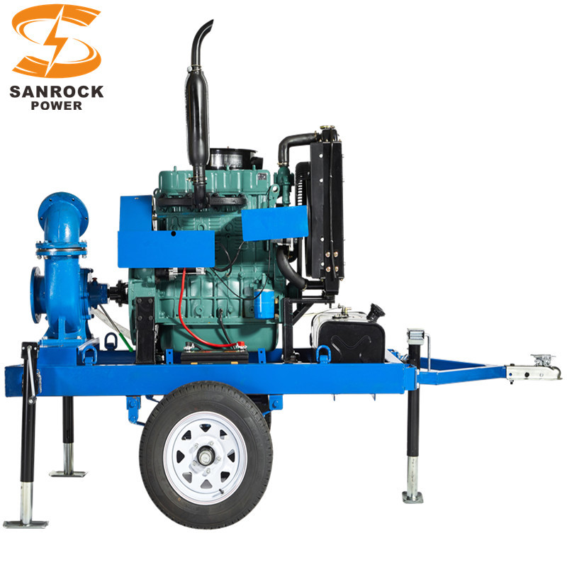 90kw 120kw Diesel Powered Water Pumps Urban Self Priming Sewage Pump Long Working Life
