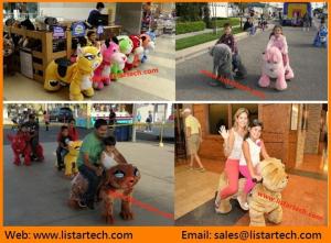 Quality Electric Motorized Toy Bike Stuffed Animals Rides Plush Animal Scooters Toy Car wholesale