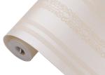 Removable Modern Striped Wallpaper for Home Decoration , Champagne Stripes