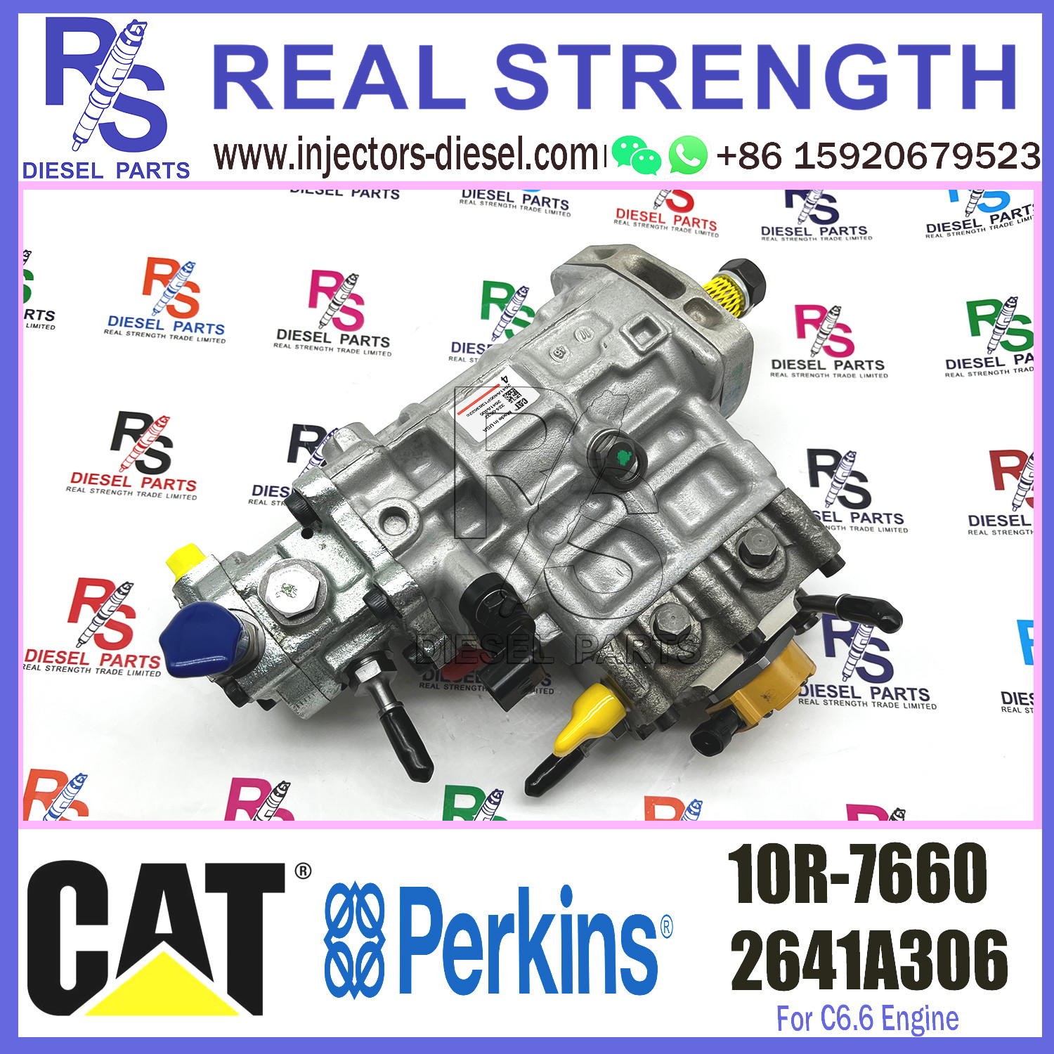 Diesel engine parts for Caterpillar CAT C6.6 fuel injection pump 2641A312 3178021 317-8021 10R7660 10R-7660
