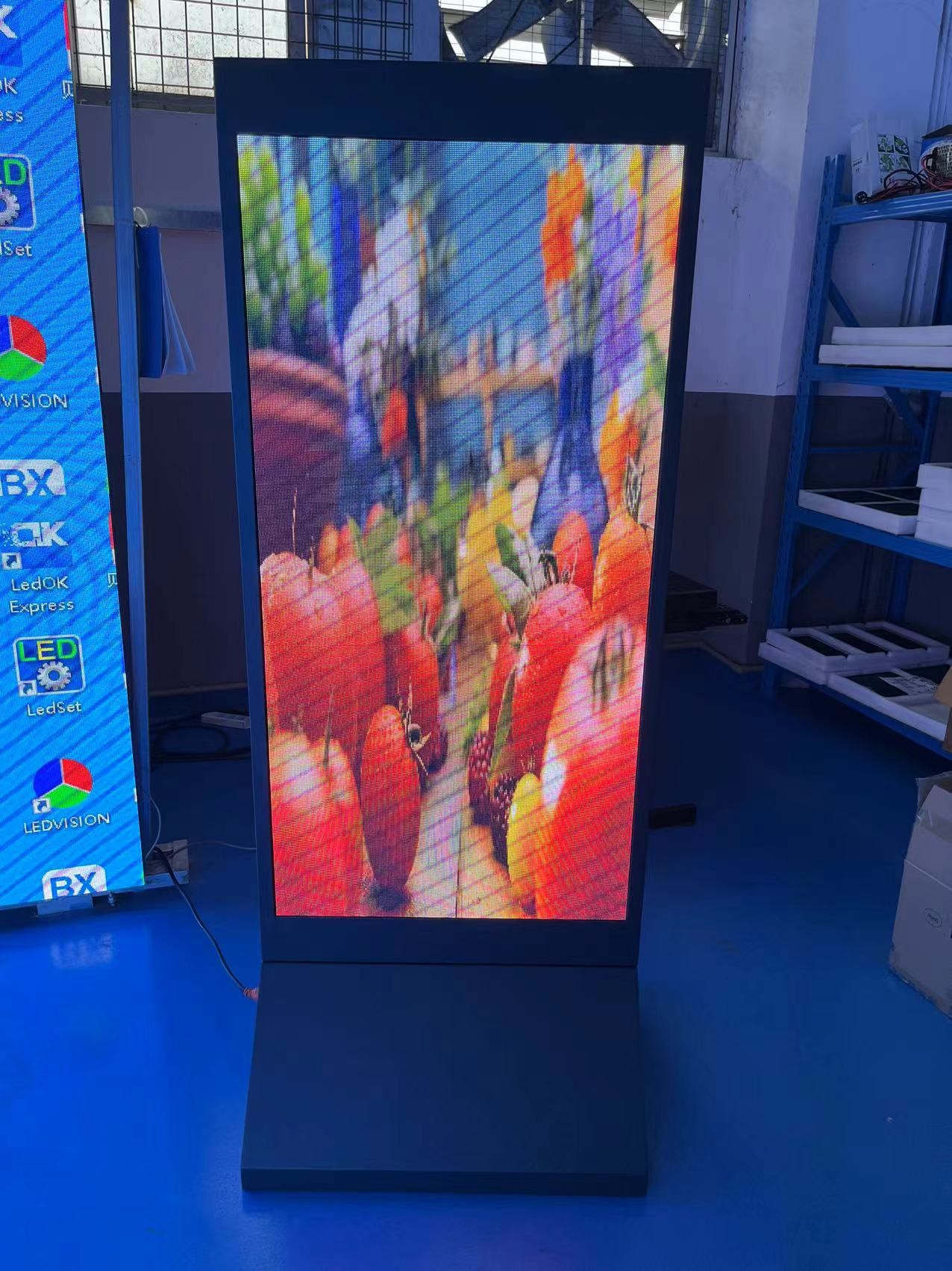 Interactive Touch System For Customer Self Inspection With Outdoor Business Display