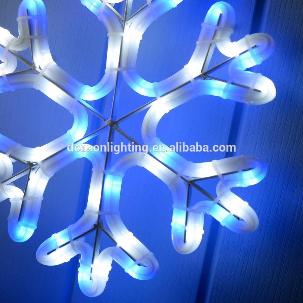christmas led snowflake motif light