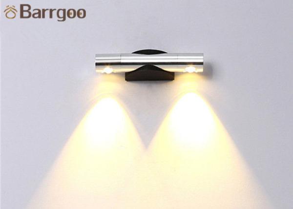 6W Cylinder Wall Mounted Lights Indoor , Acrylic Interior Wall Lamps Fixture