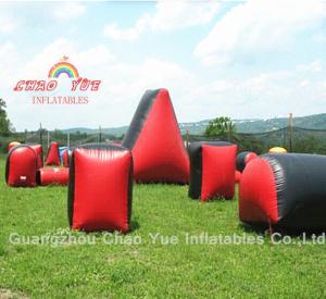 Quality Inflatables Paintball Bunker Field with Air Pump, Paintballs Wholesale wholesale