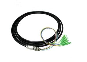 Quality 6 Core SC / APC Fiber Optical Pigtail Waterproof , Outdoor SM 9 / 125 G652D Fiber Cable wholesale