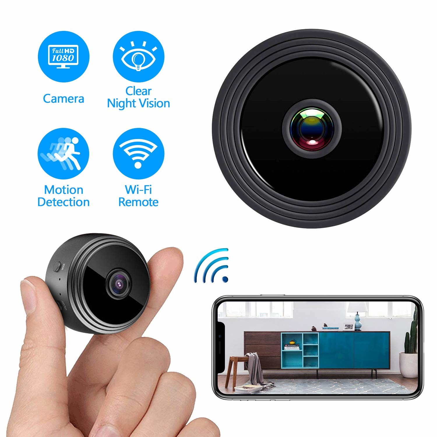 A9 Hot Style Micro eye black beans Camera