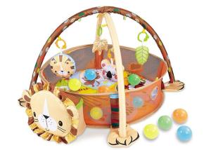 Quality Portable Baby Gym Playmat Children's Play Toys W / Balls Protective Fence 30 Inch wholesale