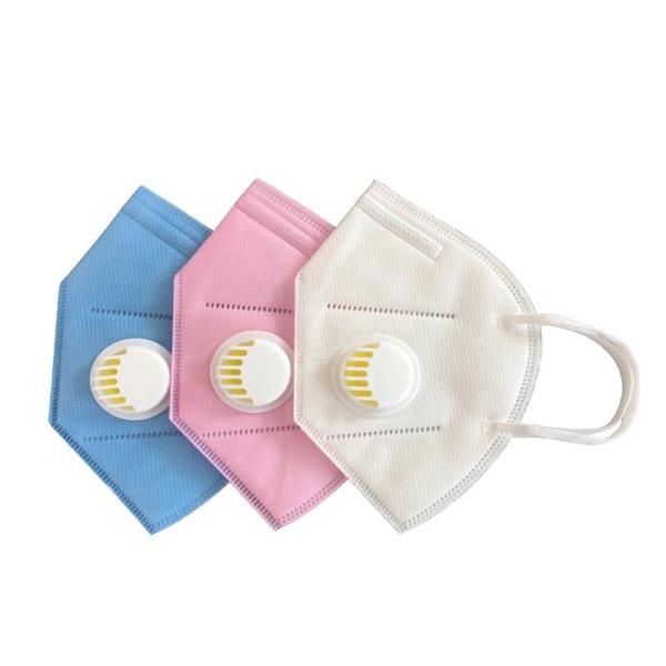 Anti Dust Pm 2.5 KN95 Protective Mask 3d 4 Ply Mask With Filter Valve Anti
