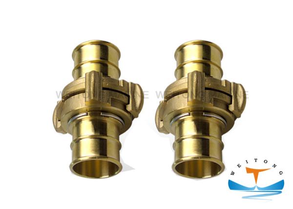 Nakajima Type Brass Fire Hose Coupling , Aluminum Hydraulic Hose Fittings Sand
