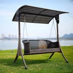 Comfortable Outdoor Furniture 3 Seater Canopy Swing Chair Garden Patio Hanging