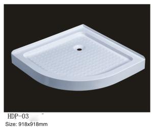 Quality Acrylic shower tray, shower basin,acrylic shower base HDP-03 wholesale