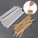 Disposable Wooden Coffee Sticks Individually Wrapped