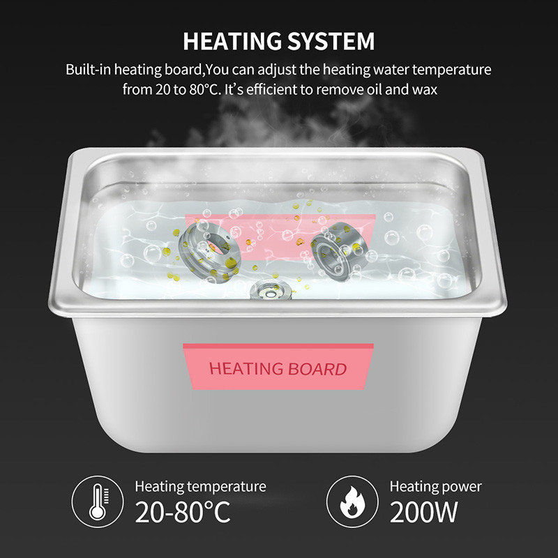 Ultrasound Bath For Scissors In Beauty Salon With 200W Heating Power 2.85 Gallon
