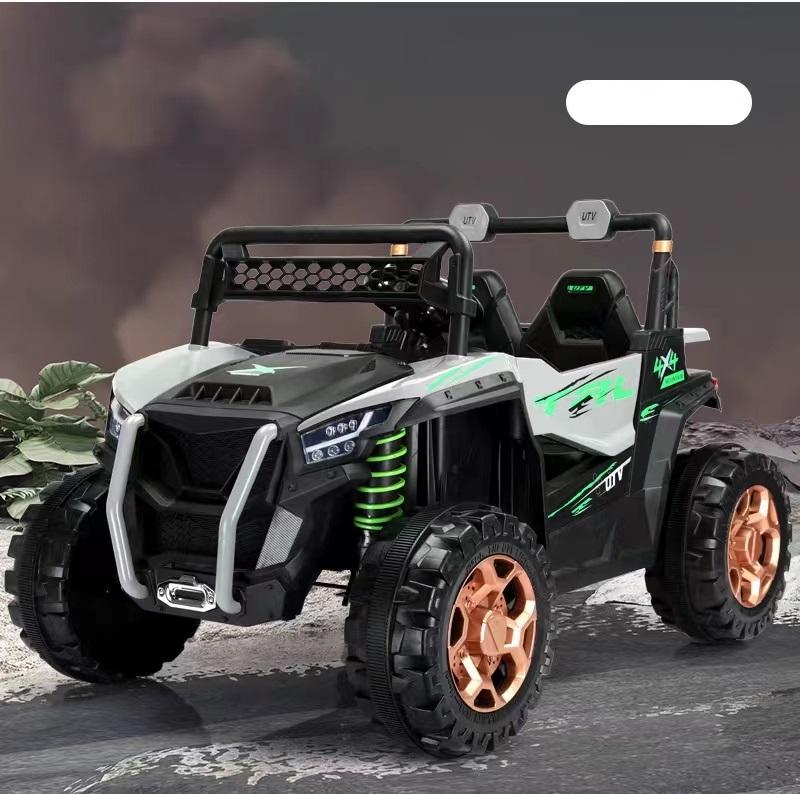 4x4 Electric Buggy Car for Kids Four-wheel Drive Leather Seat and Baking Paint Option