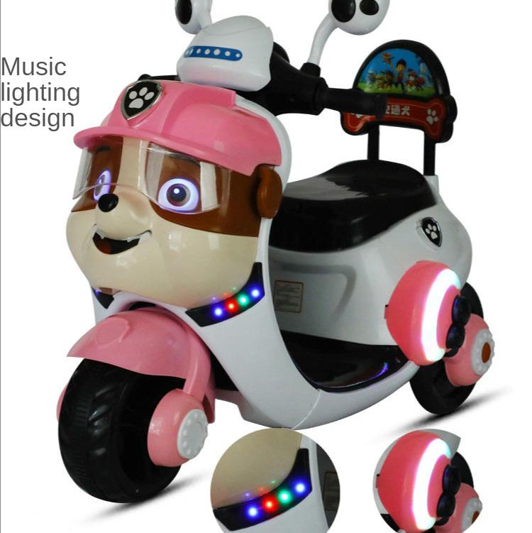 494PCS Children's Electric Motorcycle Tricycle Toy Ride On Car for Kids 2-5 Years Old
