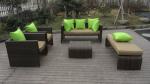 outdoor rattan sofa set