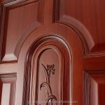 Oak Veneer Solid Wood Internal Doors 205cm Height Pine Wood Flush Door