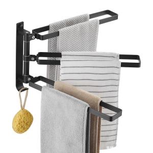 Quality Aluminum 4 Layers Movable Hanging Towel Rack wholesale