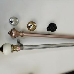 Quality 6.3 Metres Gold 28mm Long Heavy Duty Curtain Rods wholesale