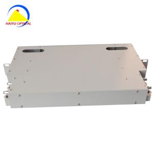 Quality 19 Inch 2U 500VDC ODF Fiber Optic Patch Panel Rack Mount wholesale