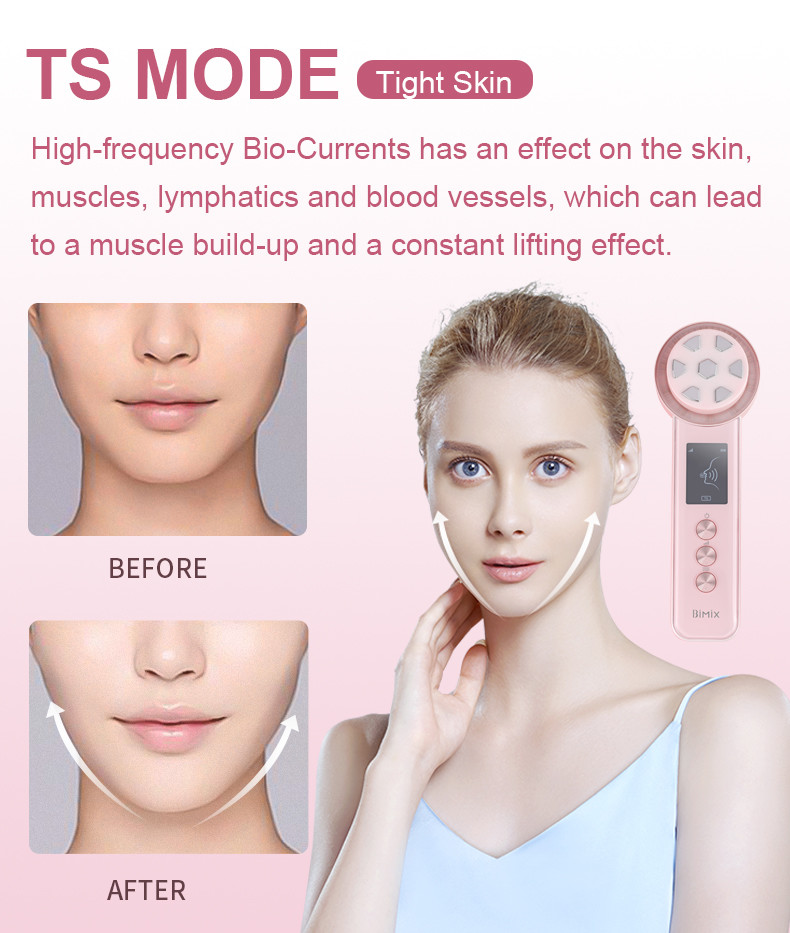 FCC Certified Rf Lift Loose Skin 1100mAh Face Beauty Device