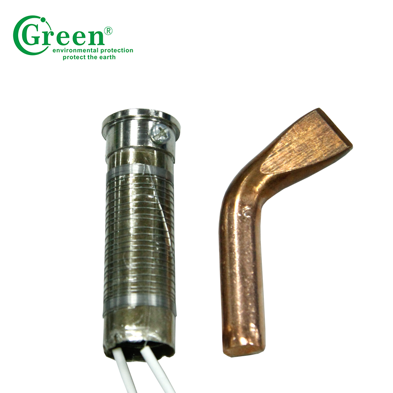 Wooden Handle Industrial Soldering Iron 300-2000 ℃ 110V / 220V Lead Free Material