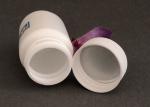 Wide Mouth Pe Pill Bottle White Plastic Cap General Medical Capsule Packaging