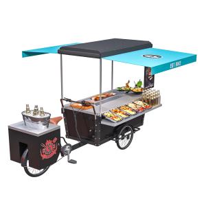 Quality SS304 Electric Grill Mobile Street BBQ Food Tricycle wholesale