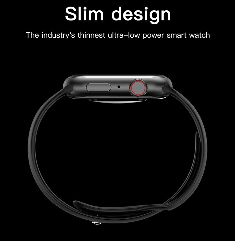 Black / Silver / Rose Gold OEM IP68 Waterproof ECG Smart Watch RTL8763E