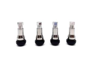 Quality TR413AC Brass Valve Stem Long Chrome Sleeve 0.453'' Rim Hole Tensile Force &gt; 600N wholesale