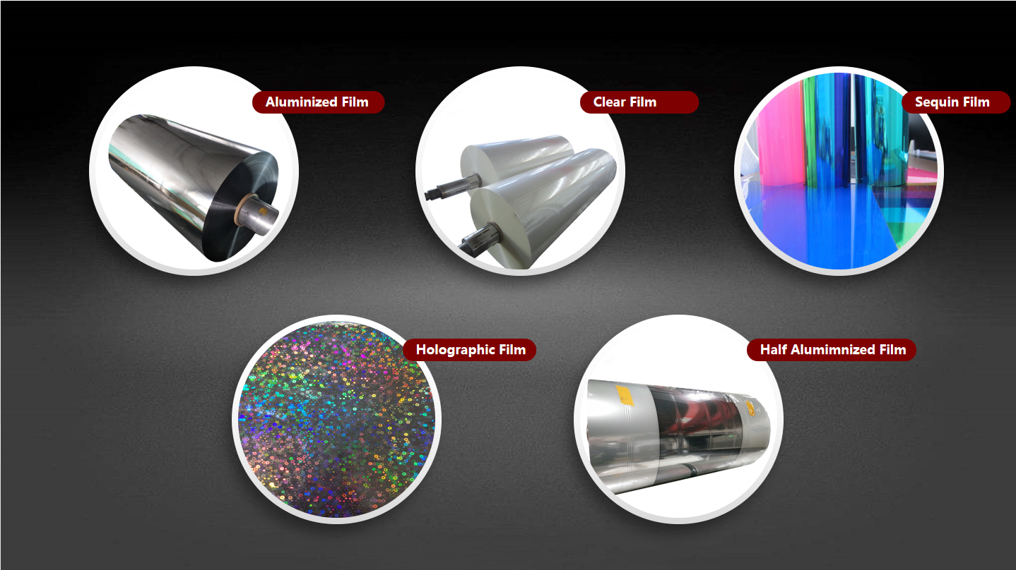 BOPP Film Rolls Holographic Cold Lamination Film Moisture Proof Sample Freely Provided