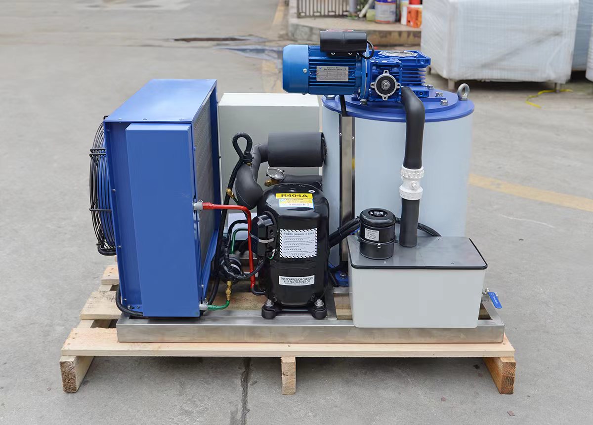 Automatic 1.5ton 1500kg Big Block Flake Ice Machine for Business Drink Other name ice maker machine