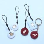 Social Media Anti-Metal NFC Epoxy Tag With Key ring Key Chain