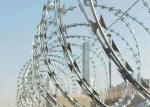 Q235 PVC Razor Barbed Concertina Wire Coil High Security