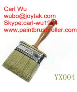 Quality Natural pure bristle Chinese bristle synthetic mix shed fence wall paint brush wood handle plastic handle 2 inch WB-018 wholesale
