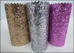 Custom Design Grade 3 PU Glitter Fabric 0.7mm For Making Hair Accessories