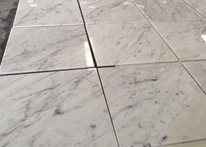 Quality Customized White Carrara Marble Natural Stone Tiles Polished Surface wholesale